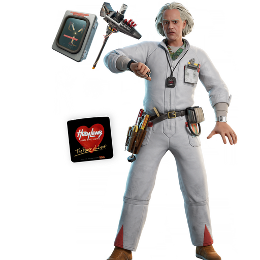 Fortnite Item Shop Doc Brown Bundle